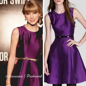 Kate Spade Basic Geometry Minty Dress in Plumberry ASO Taylor Swift